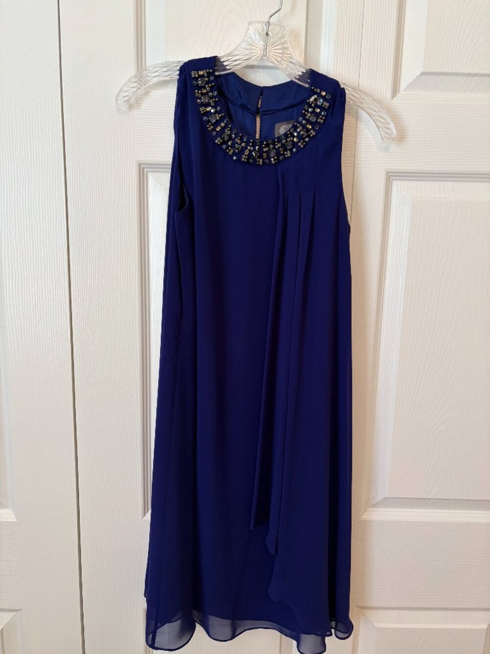 Purple Vince Camuto sleeveless shift Dress